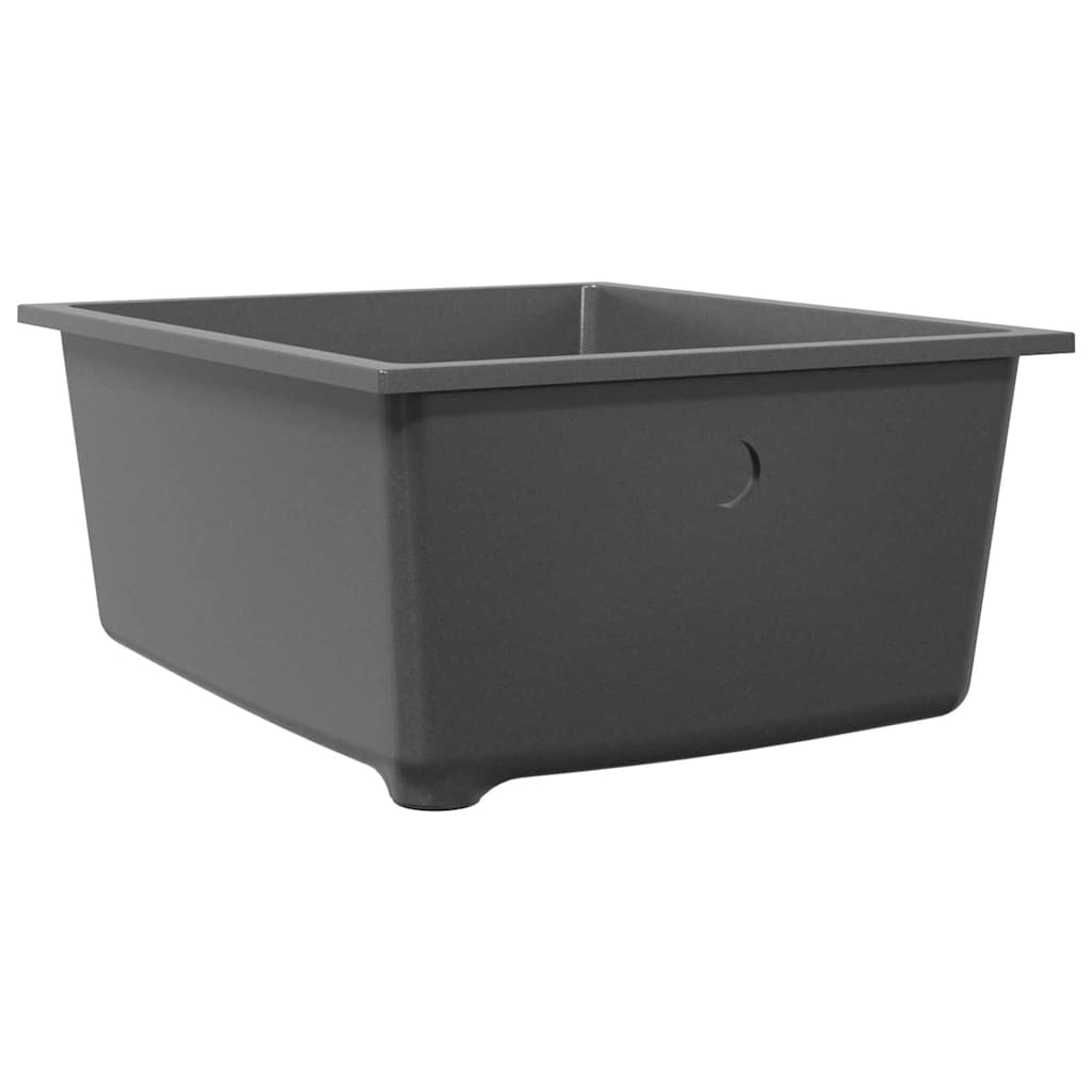 Küchenspüle Schwarz 54 x 44 x 20 cm Granit
