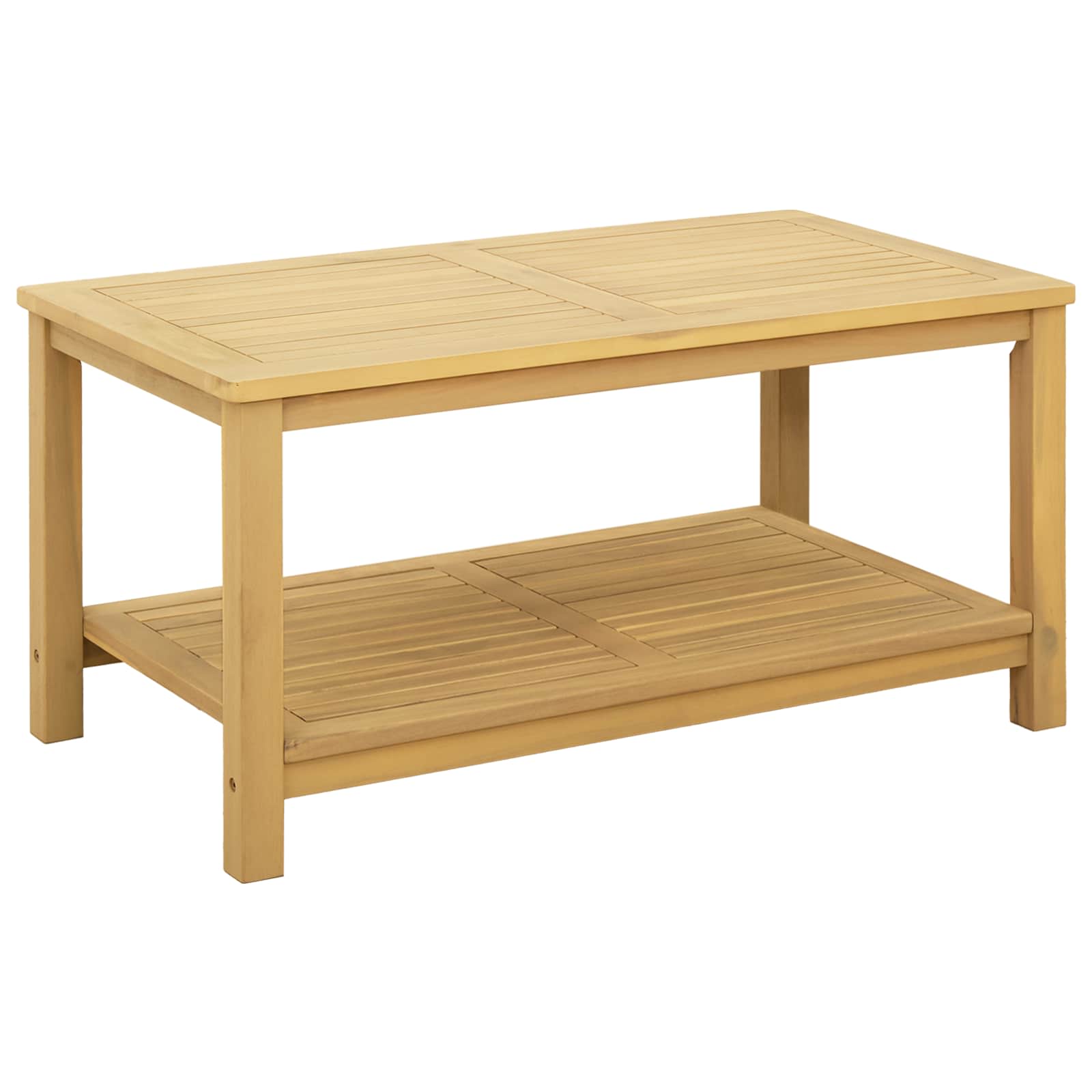 Beistelltisch Öl-Natur 70 x 40 x 45 cm Massivholz Akazie
