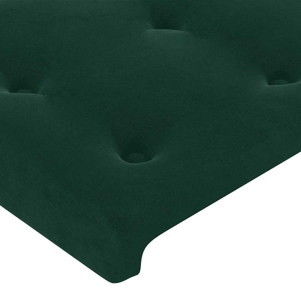 Kopfteil Hellgrau 80x5x118/128 cm Samt