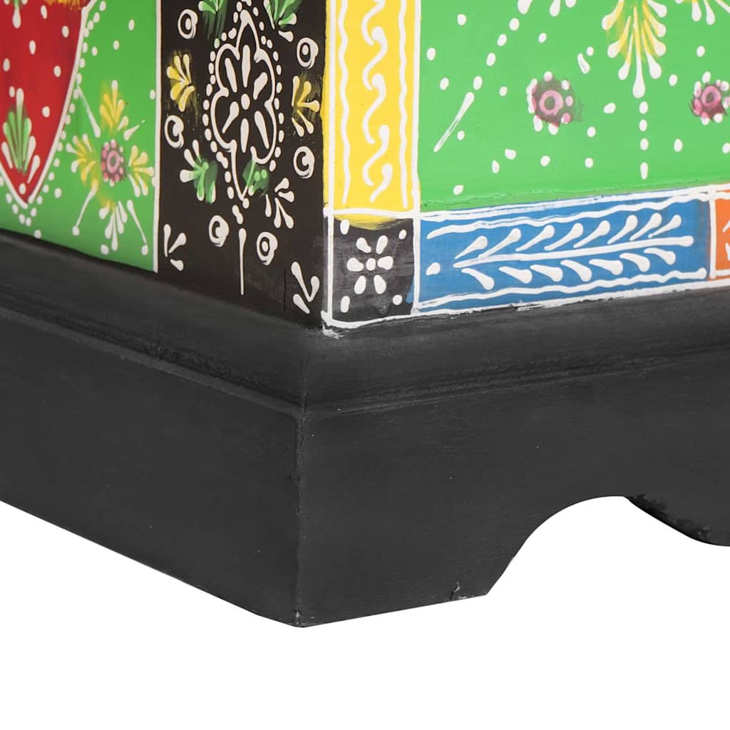 Aufbewahrungsbox Mehrfarbig 60 x 40 x 40 cm Massivholz Mango
