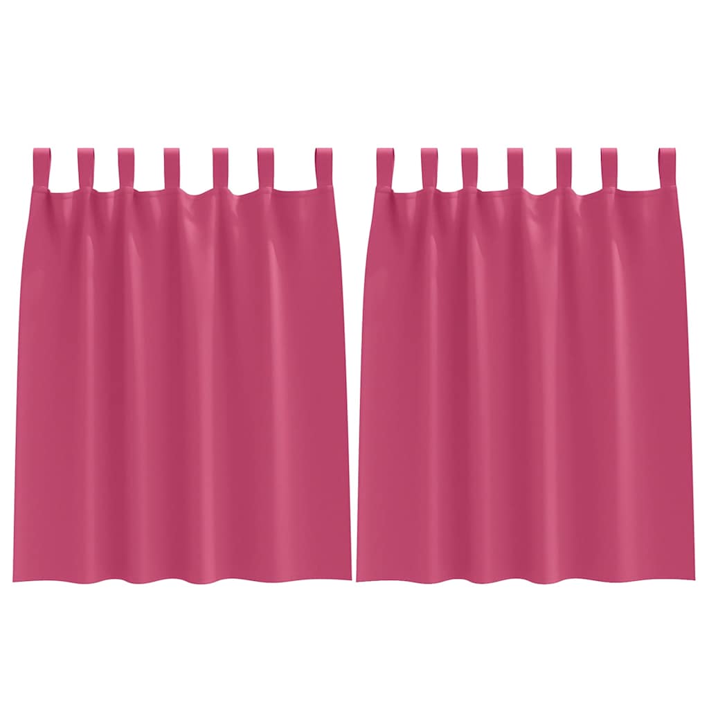 Verdunkelungs-Vorhänge mit Ringen 2 pcs Beige 140 x 140 cm
