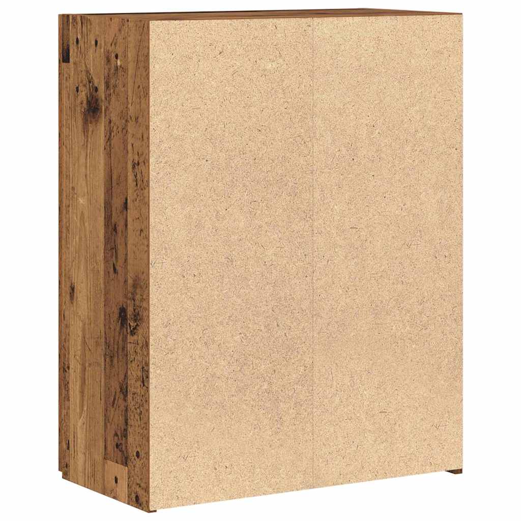 Aktenschrank Weiß 60x32x153 cm Holzwerkstoff