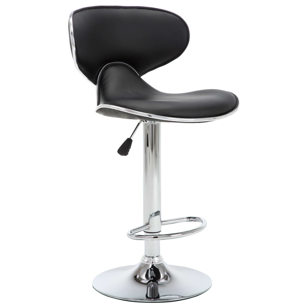 Barhocker 2 Stk. Rot Kunstleder