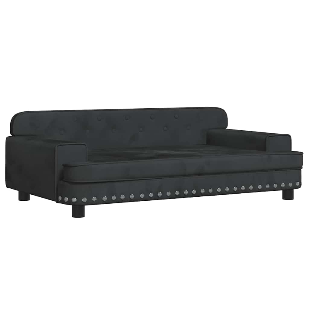 Hundebett Rosa 90x53x30 cm Samt