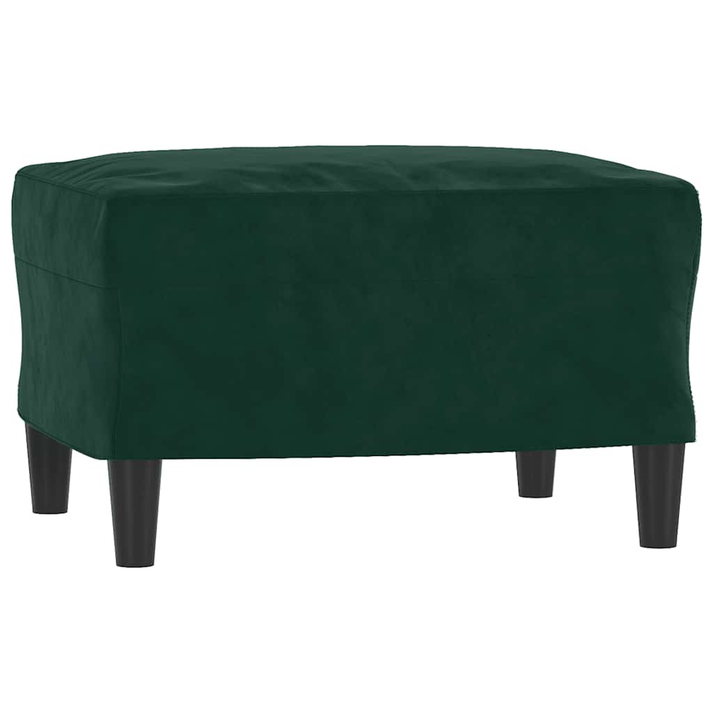Fußhocker Hellgrau 60x50x41 cm Samt