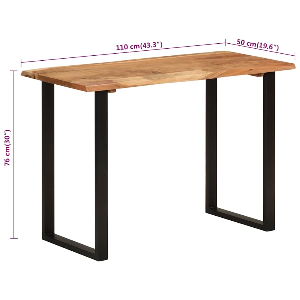 Esstisch 154x80x76 cm Massivholz Akazie