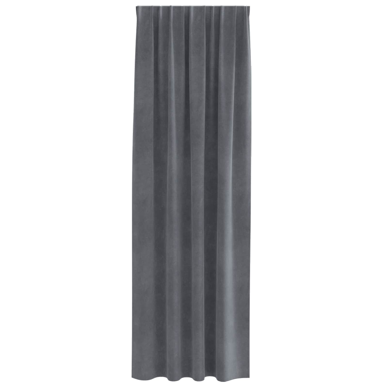 Verdunkelungsvorhänge 2 pcs Schwarz 140 x 140 cm Samt
