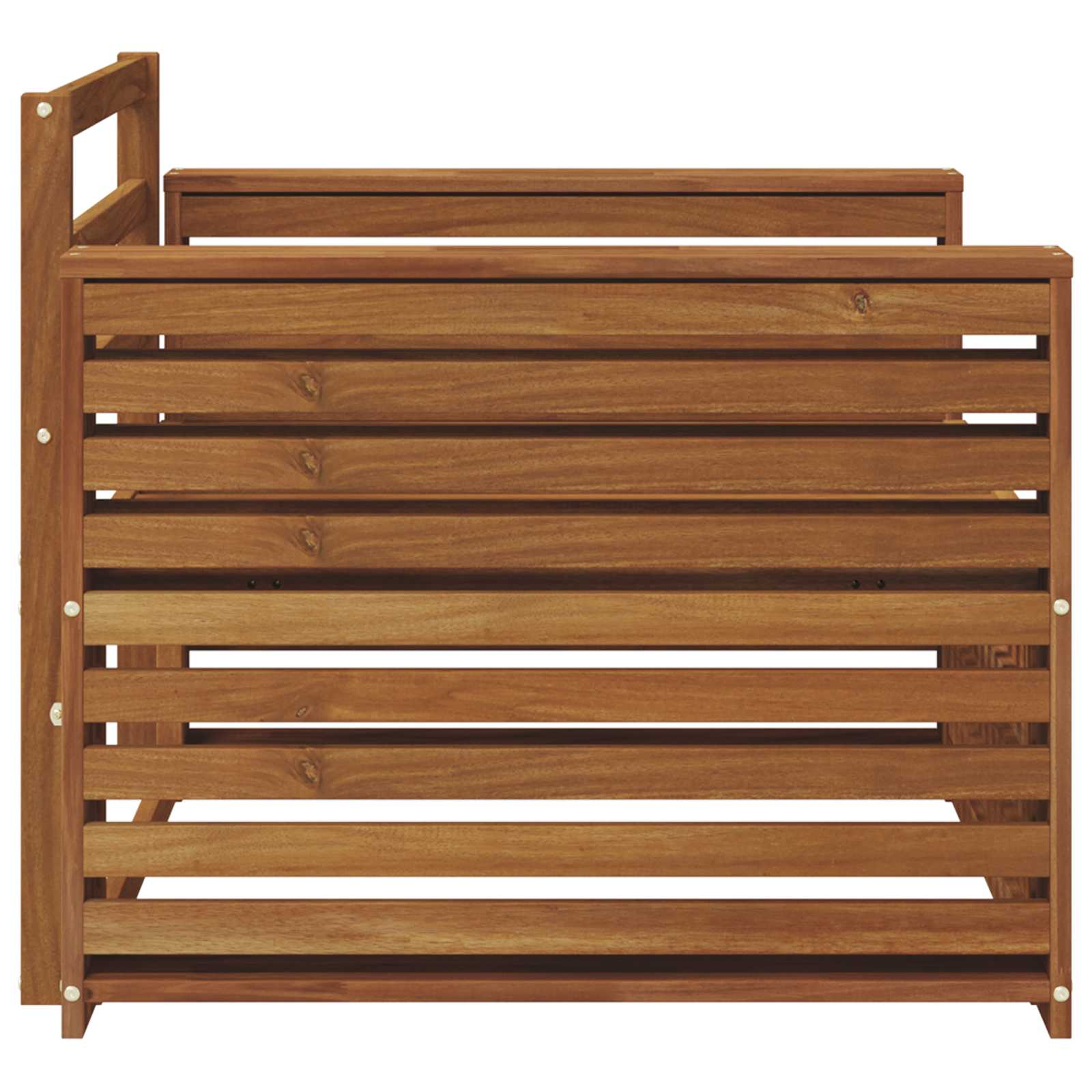 2 Stück Outdoor-Sofa Natur