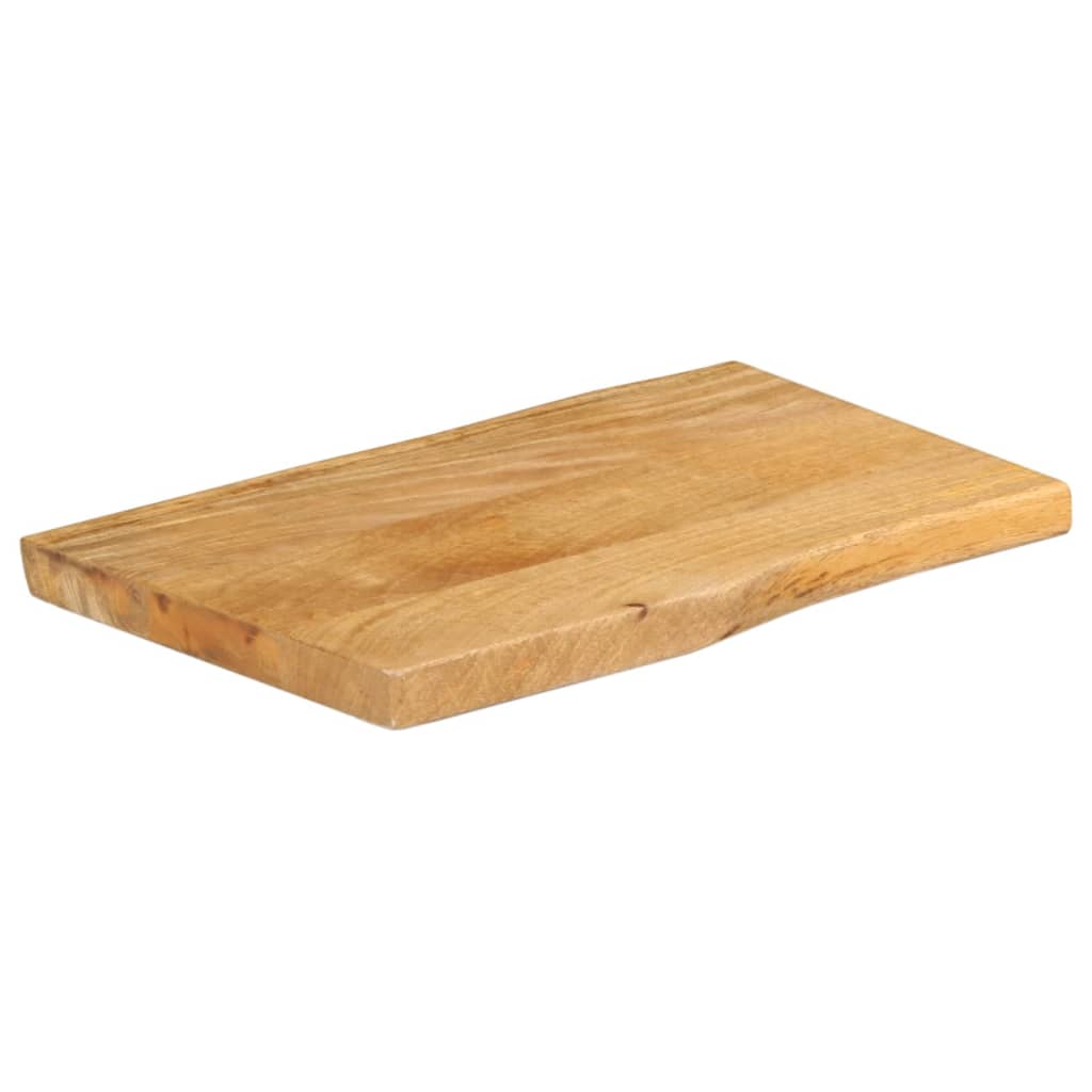 Tischplatte 40x40x2,5 cm Rechteckig Massivholz Akazie Baumkante