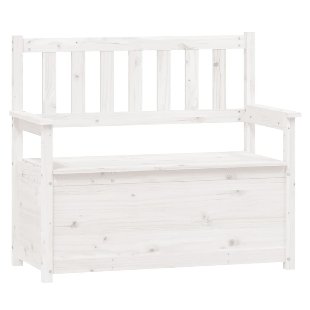 Sitzbank 112,5x51,5x96,5 cm Massivholz Kiefer