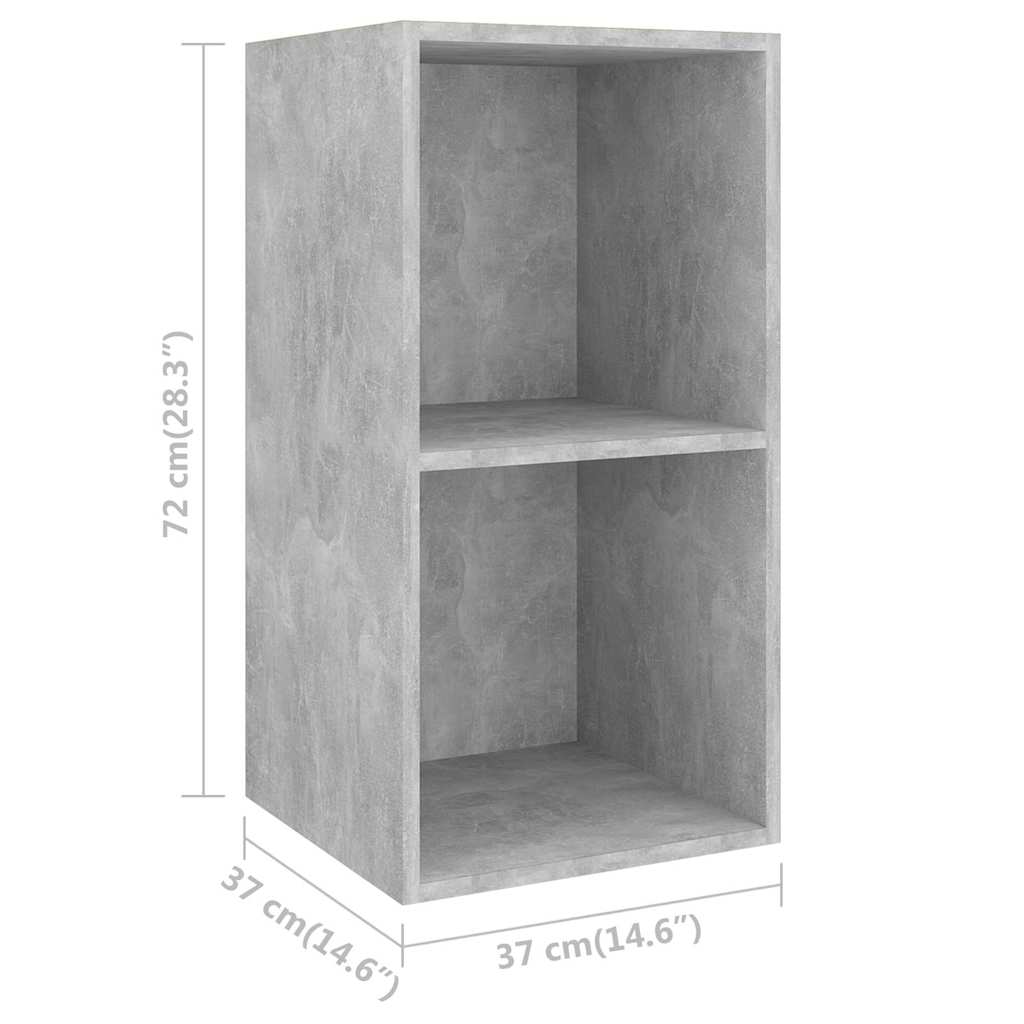 4-tlg. TV-Schrank-Set Weiß Holzwerkstoff