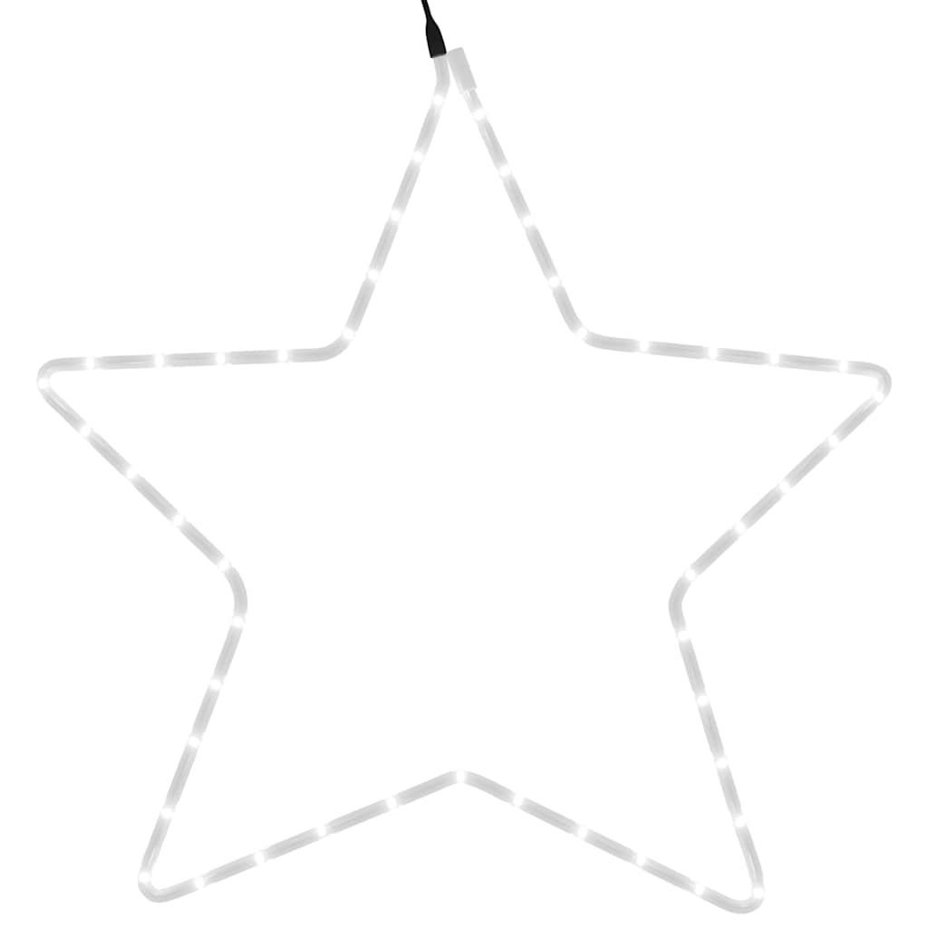 LED-Silhouette Weihnachtsstern 48 LEDs Warmweiß 56 cm