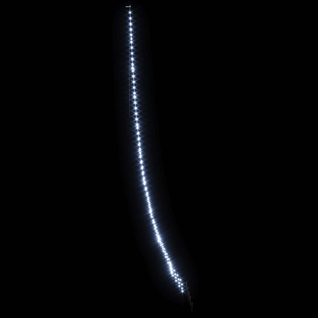 LED Weihnachtsbaum mit Erdspießen Warmes Weiß 182 cm Metall