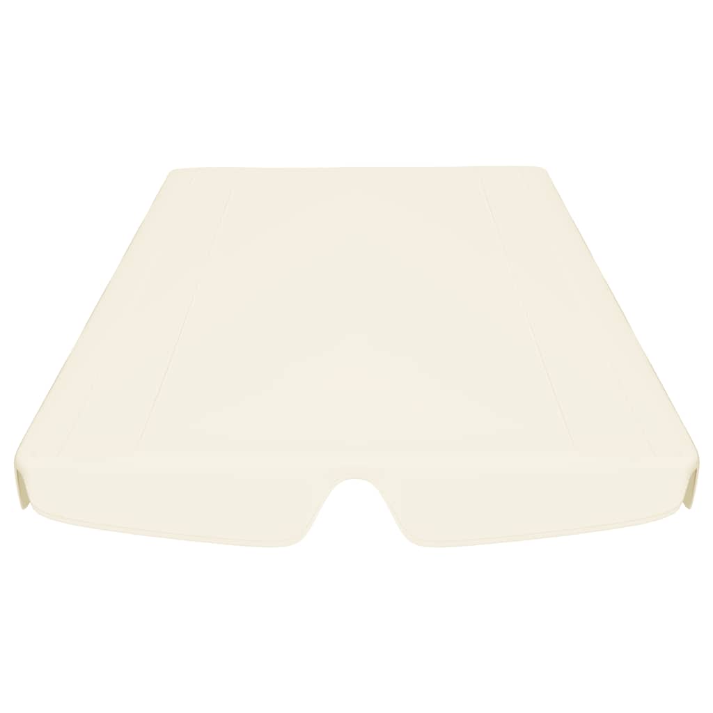 Ersatzdach für Hollywoodschaukel Beige 188/168x145/110 cm
