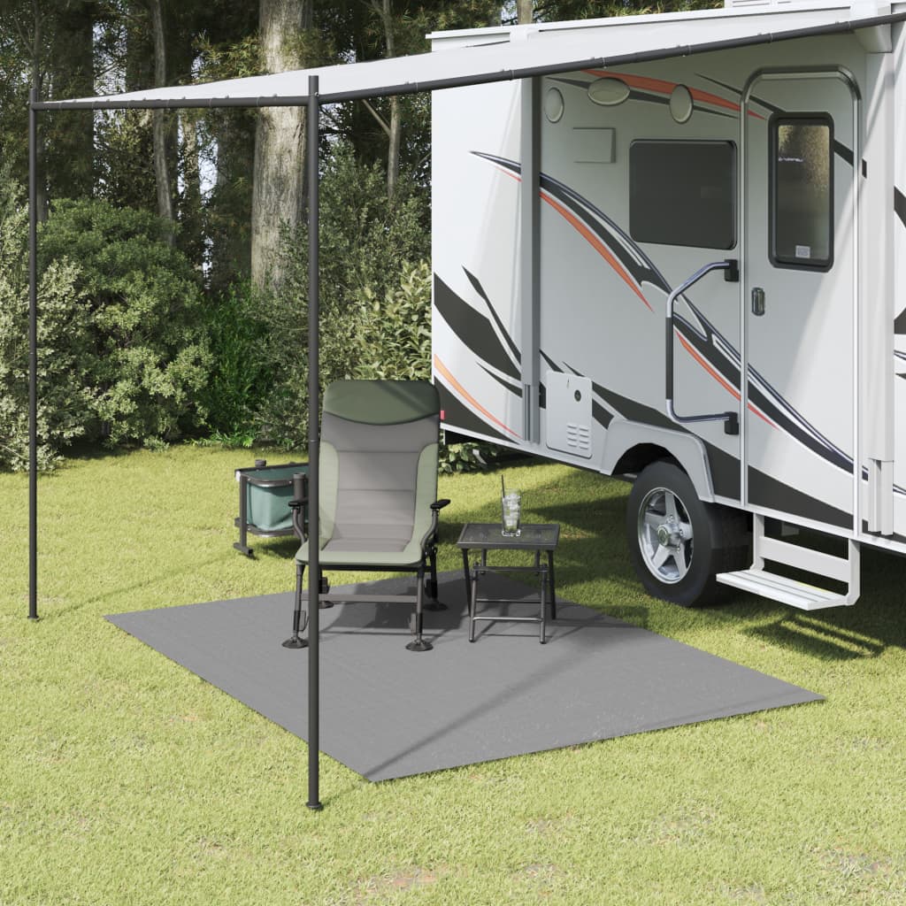 Zeltteppich Anthrazit 4x2 m
