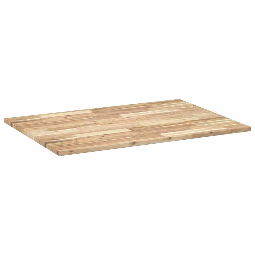 Schreibtischplatte Unbehandelt 60x50x2 cm Massivholz Akazie