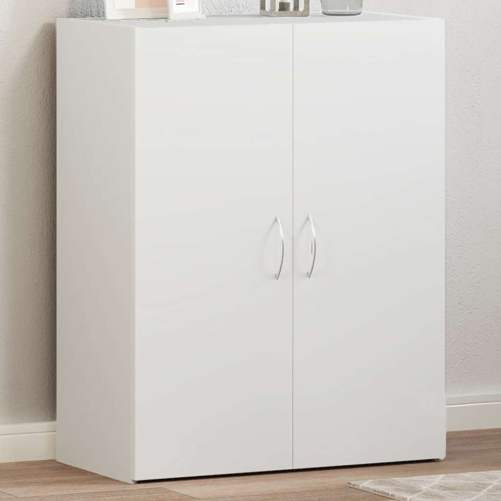 Aktenschrank Weiß 60x32x153 cm Holzwerkstoff