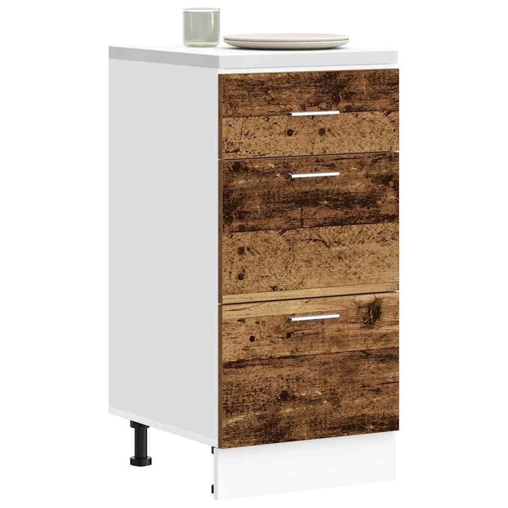 Unterschrank Lyon Weiß 60x46x81,5 cm Holzwerkstoff