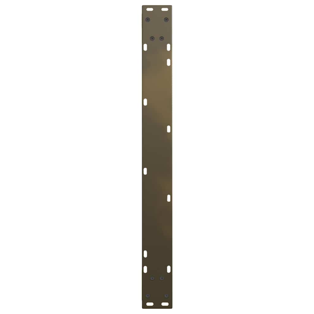 Couchtischbeine V-Form 2 Stück Schwarz 30x(30-31,3) cm Stahl