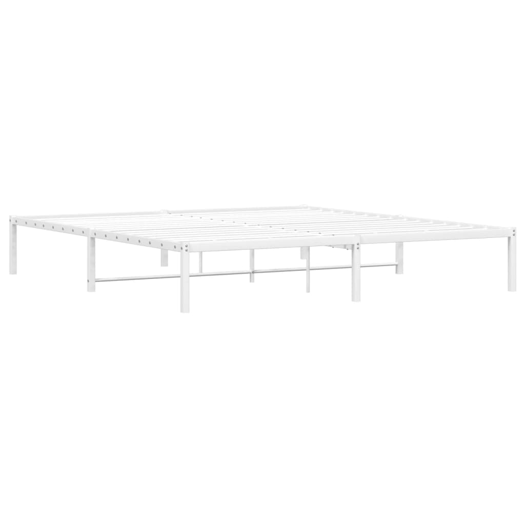 Bettgestell Metall Schwarz 75x190 cm