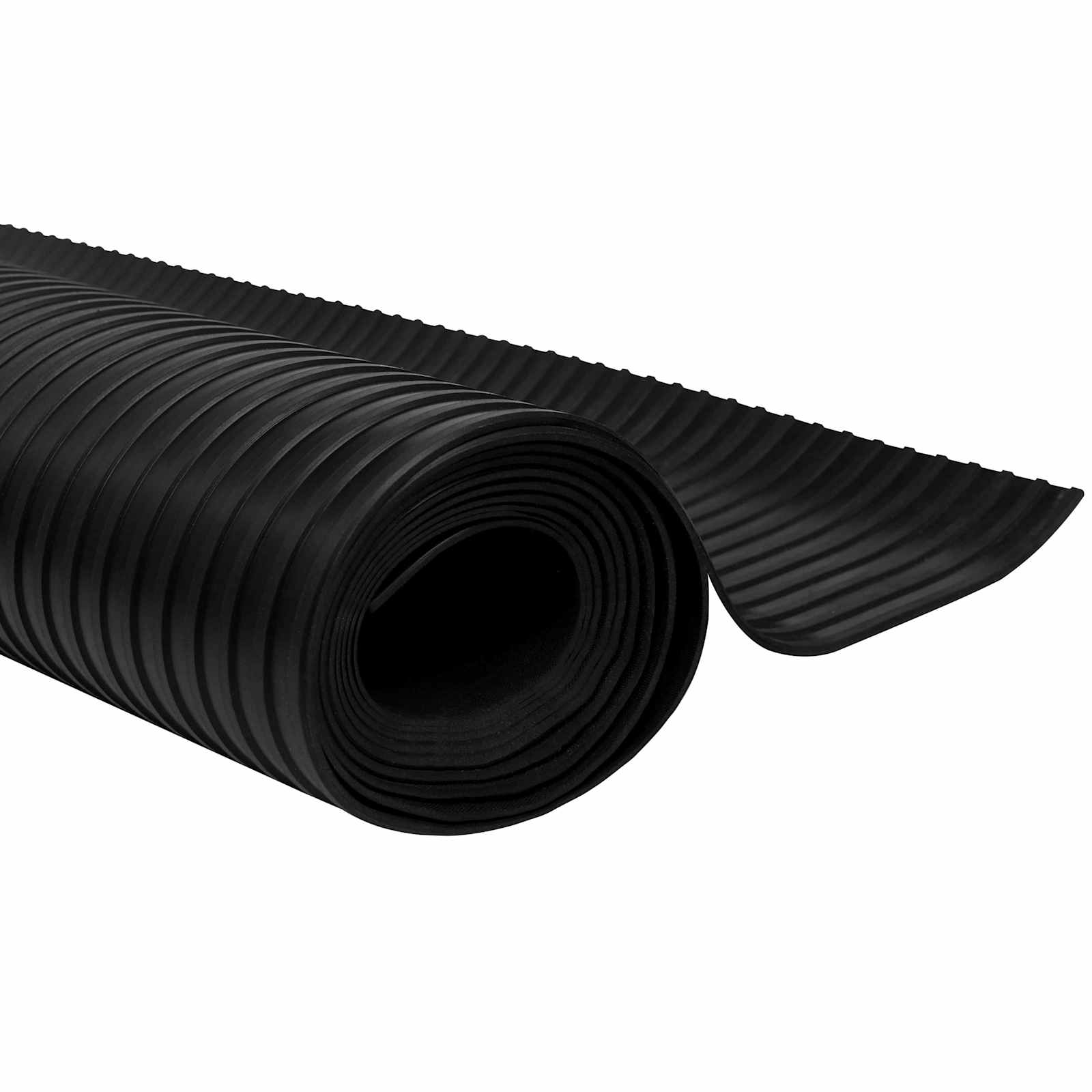 Bodenbelag Schwarz 1 x 2 m Gummi