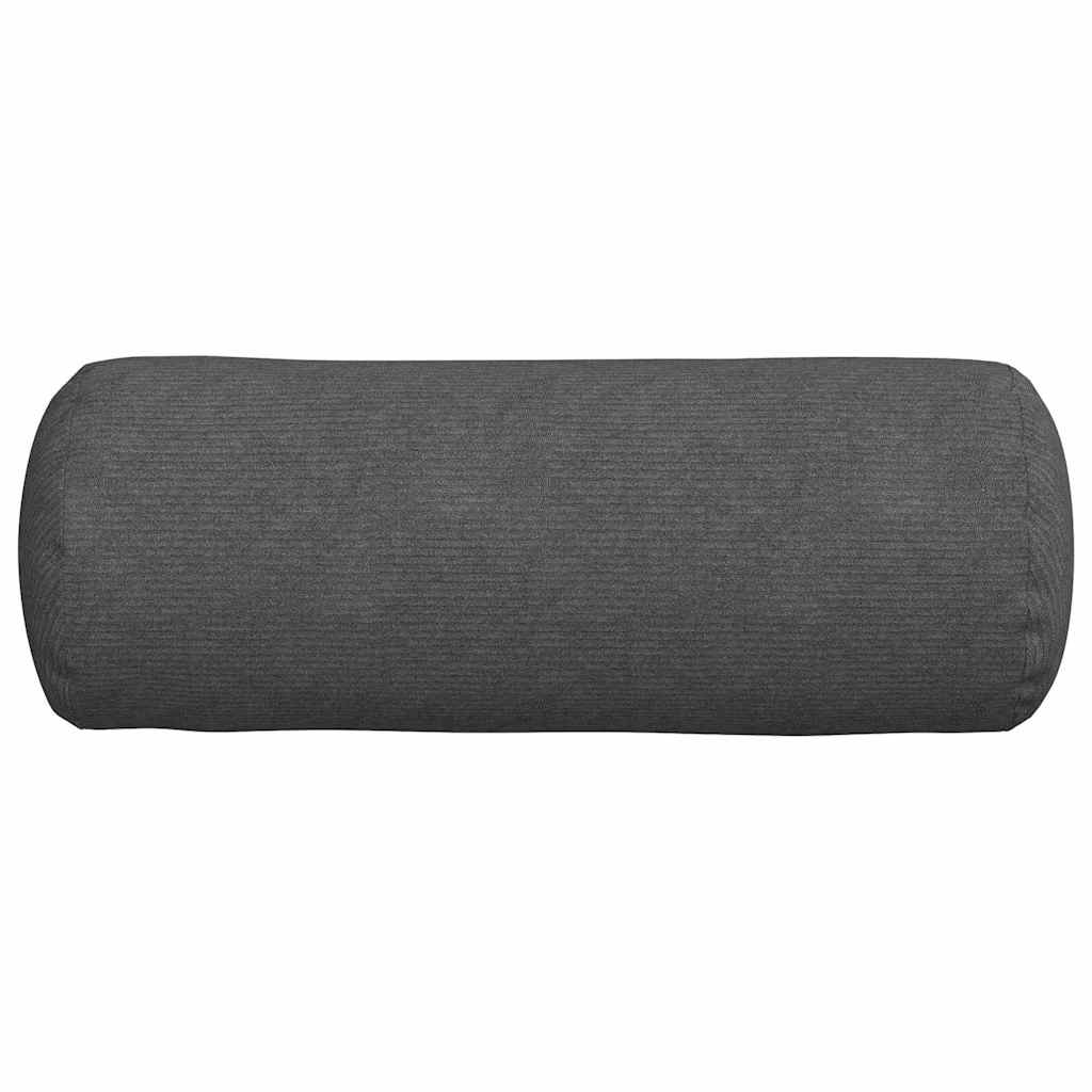 Bolsterkissen 2 pcs Hellgrau Ø 15 x 40 cm Cordstoff