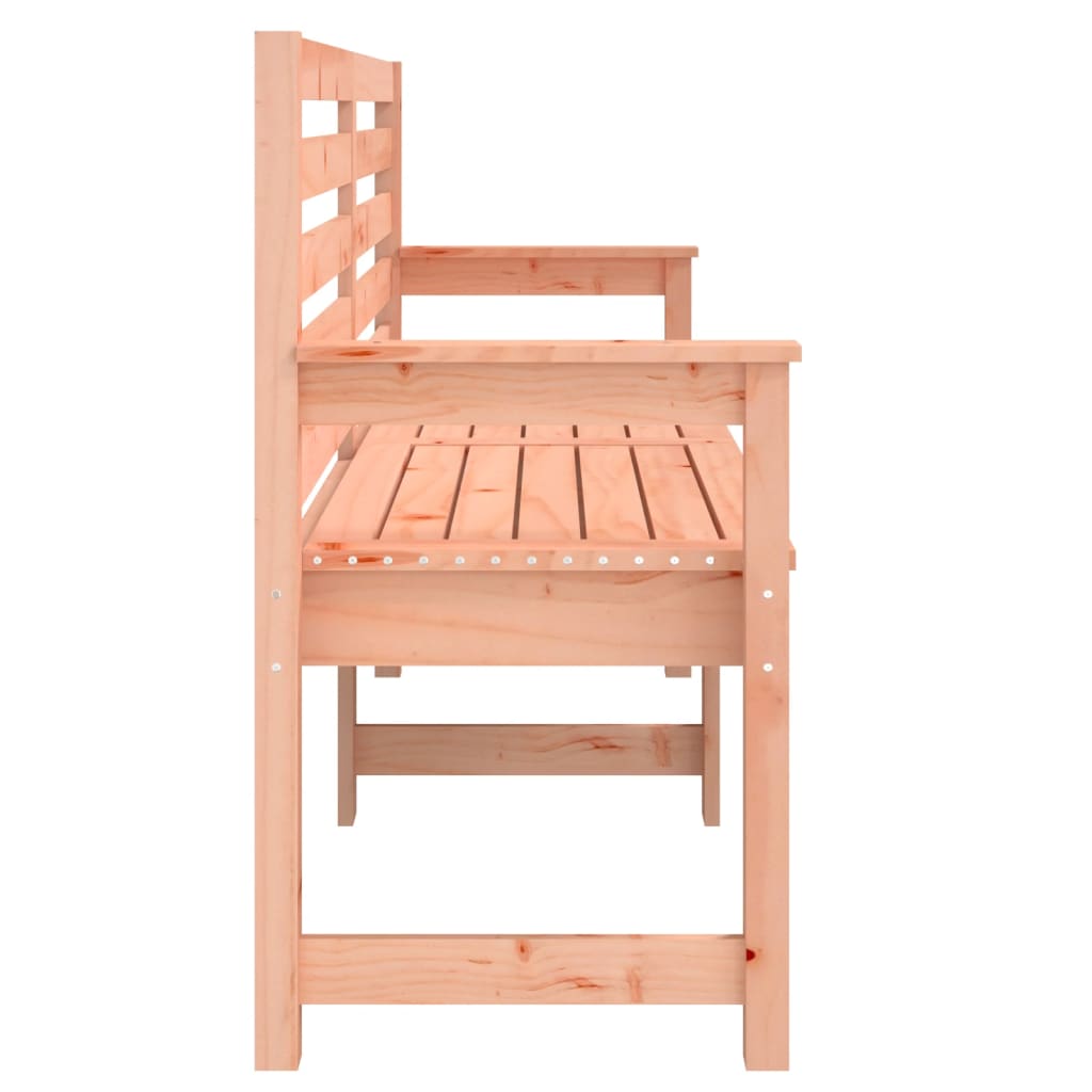 Gartenbank Grau 109x48x91,5 cm Massivholz Kiefer