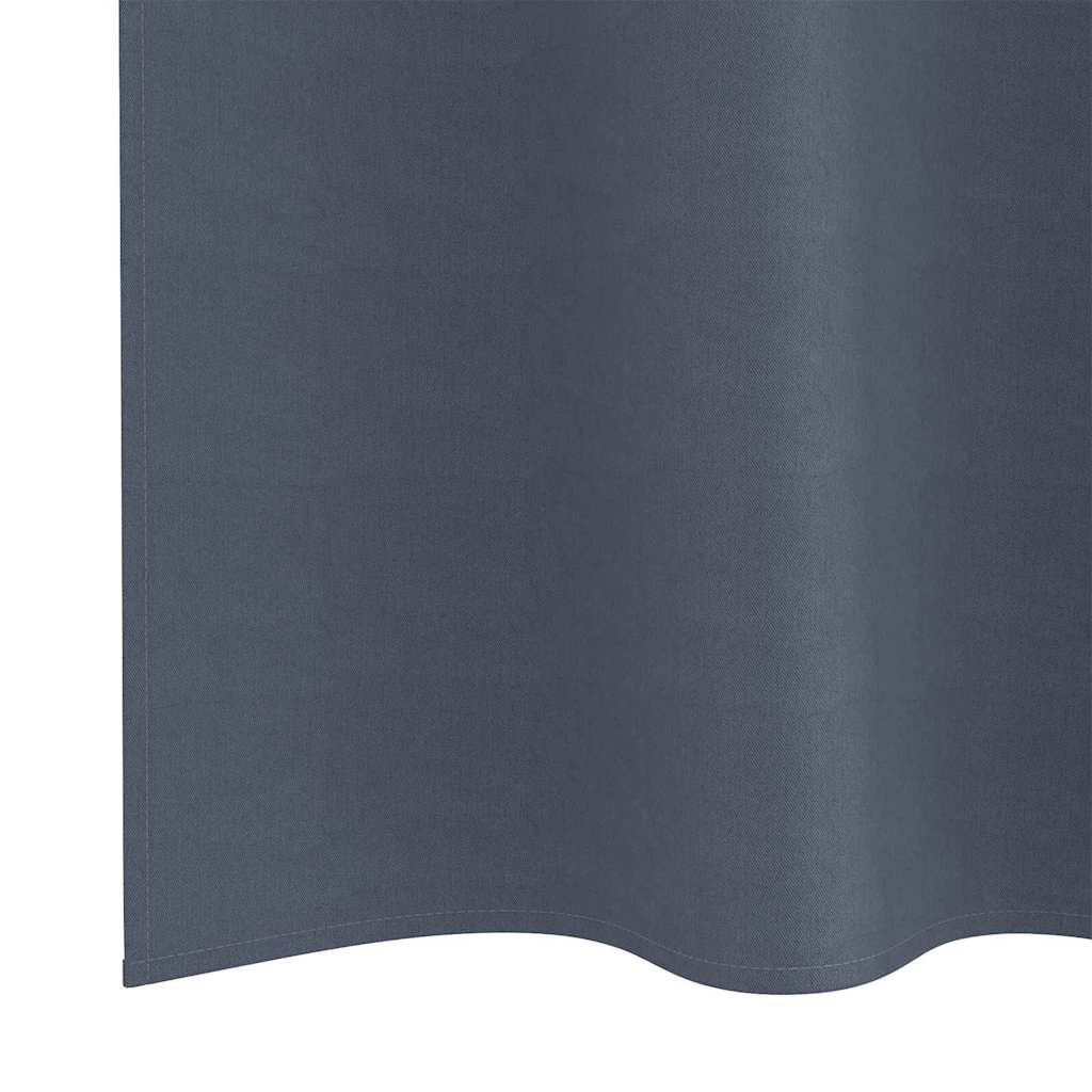 Verdunkelungs-Vorhänge mit Ringen 2 pcs Beige 140 x 140 cm