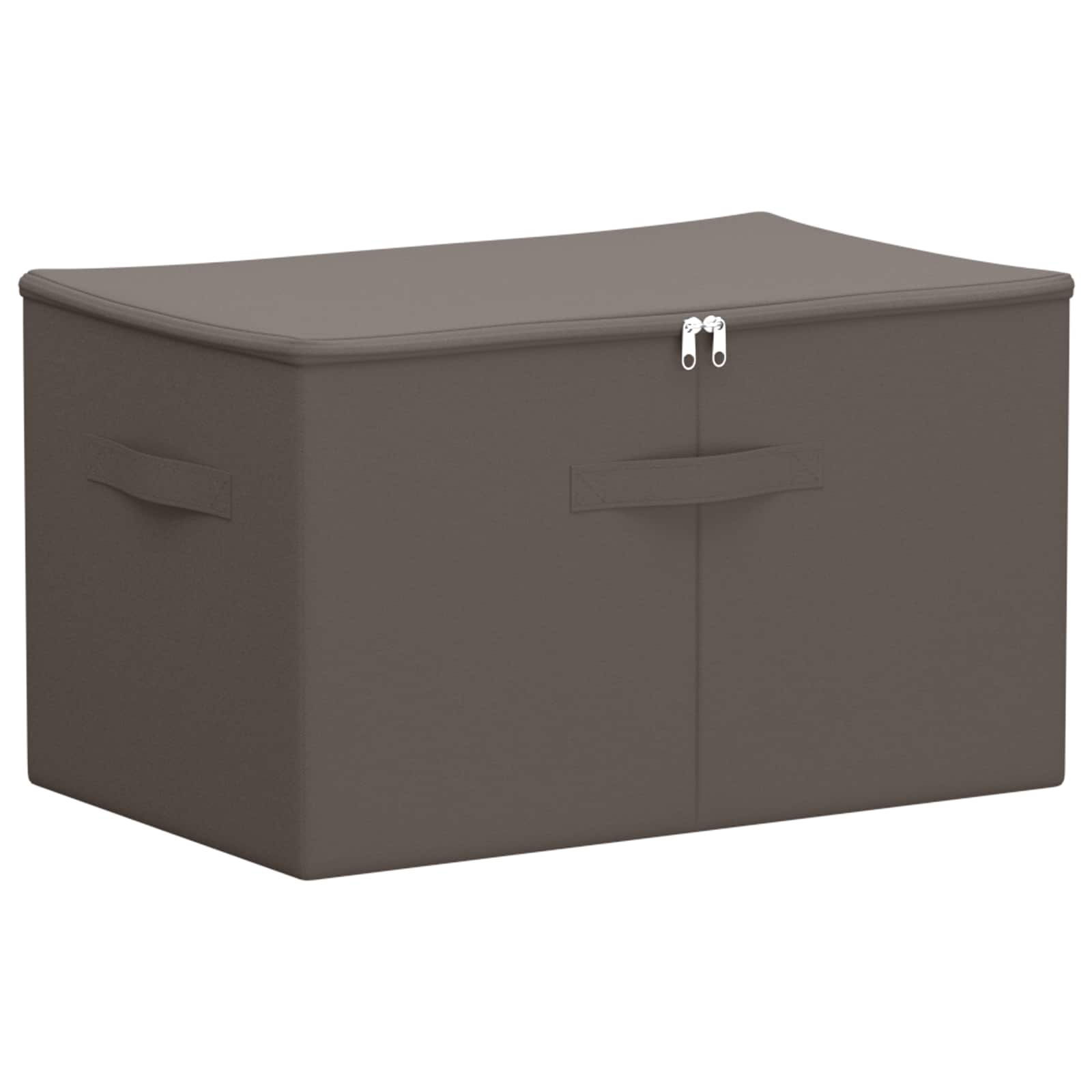 Aufbewahrungsbox Stoff 50x30x25 cm Anthrazit