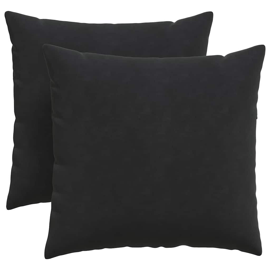 Sofakissen 2 Stück Blau 50 x 30 cm Cordstoff
