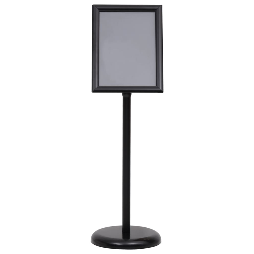 Plakatständer 2 pcs Schwarz 45 x 32,7 x 108 cm Aluminium