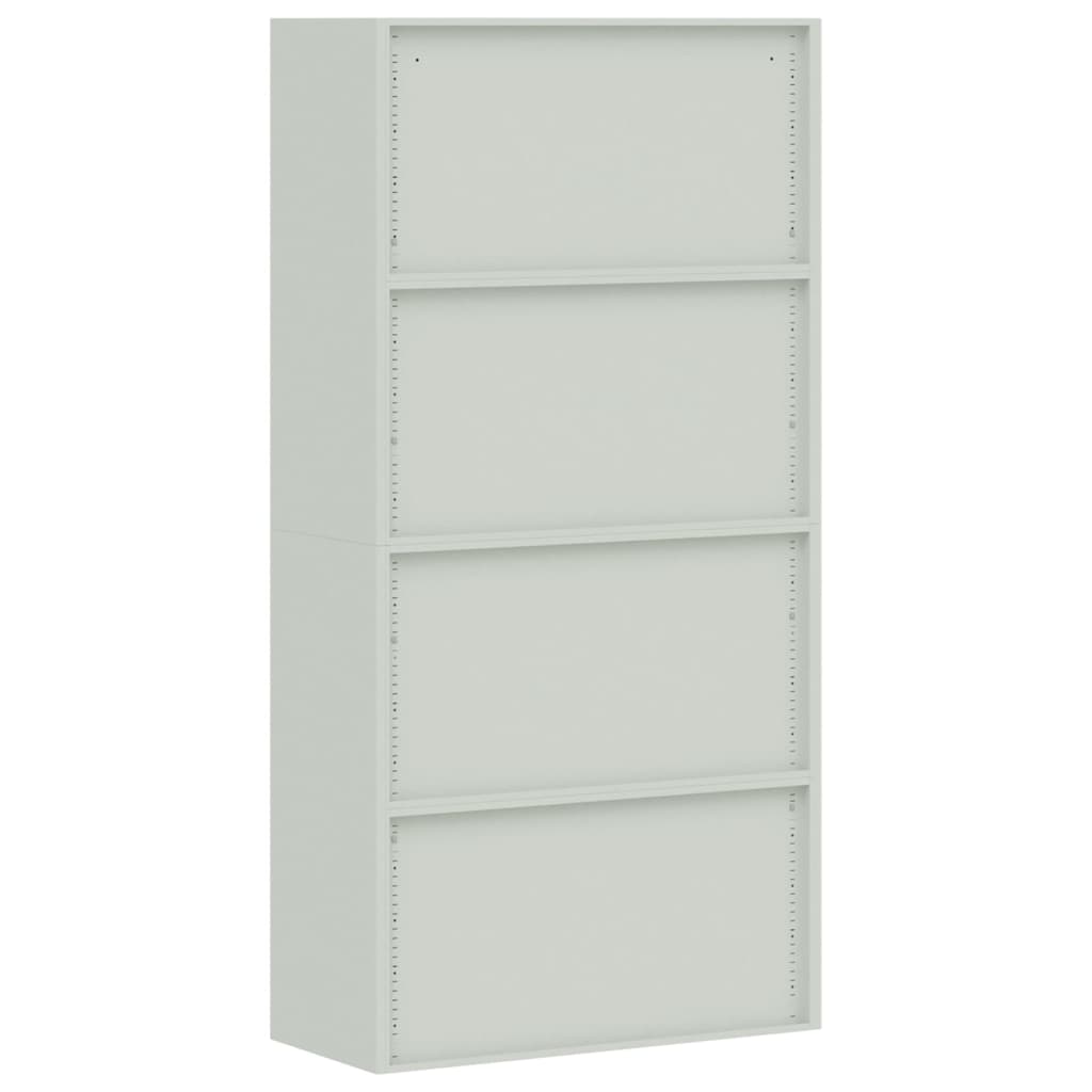 Aktenschrank Weiß 90x40x110 cm Stahl