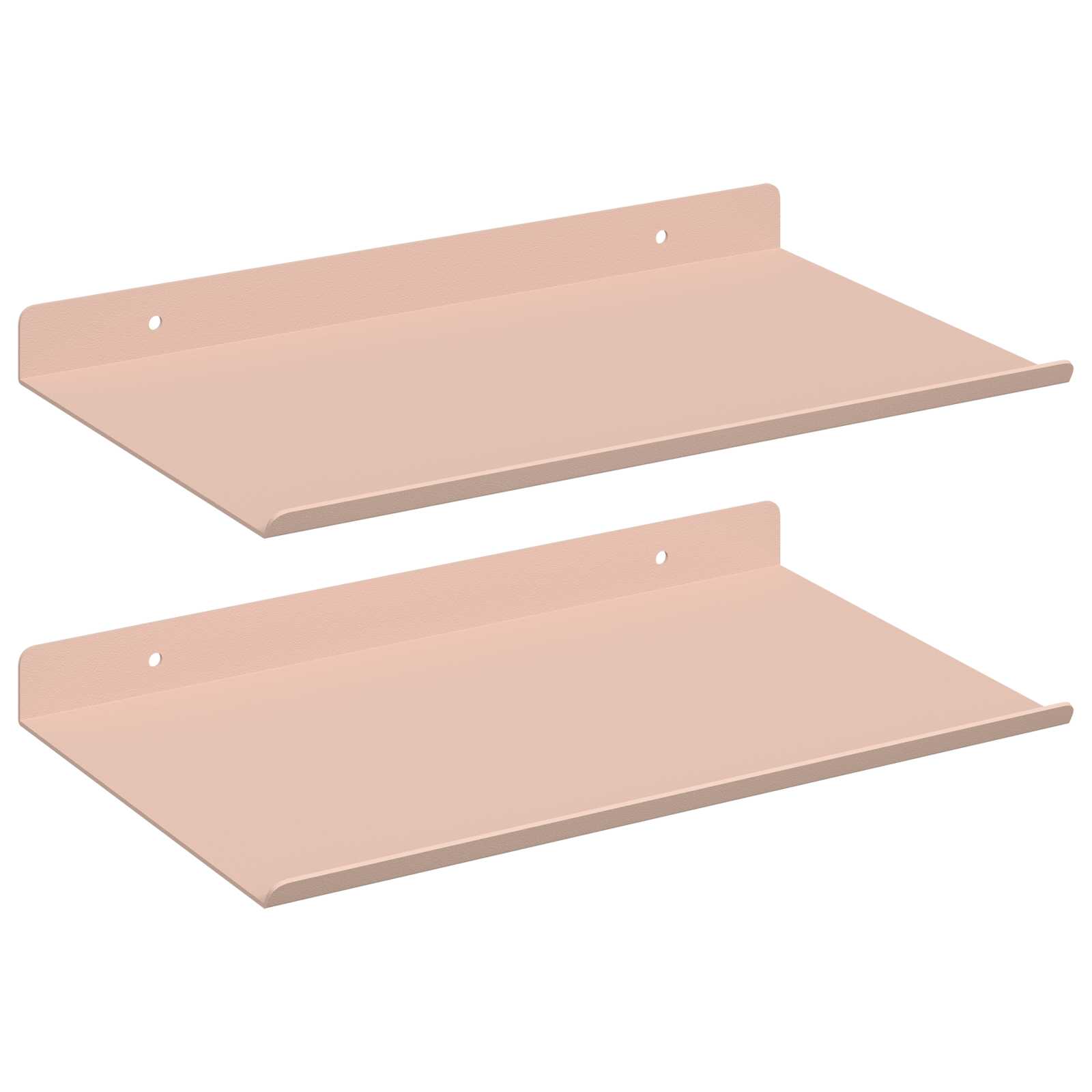 Schwebendes Regal 3 pcs Schwarz 40 x 9 x 2,5 cm Stahl