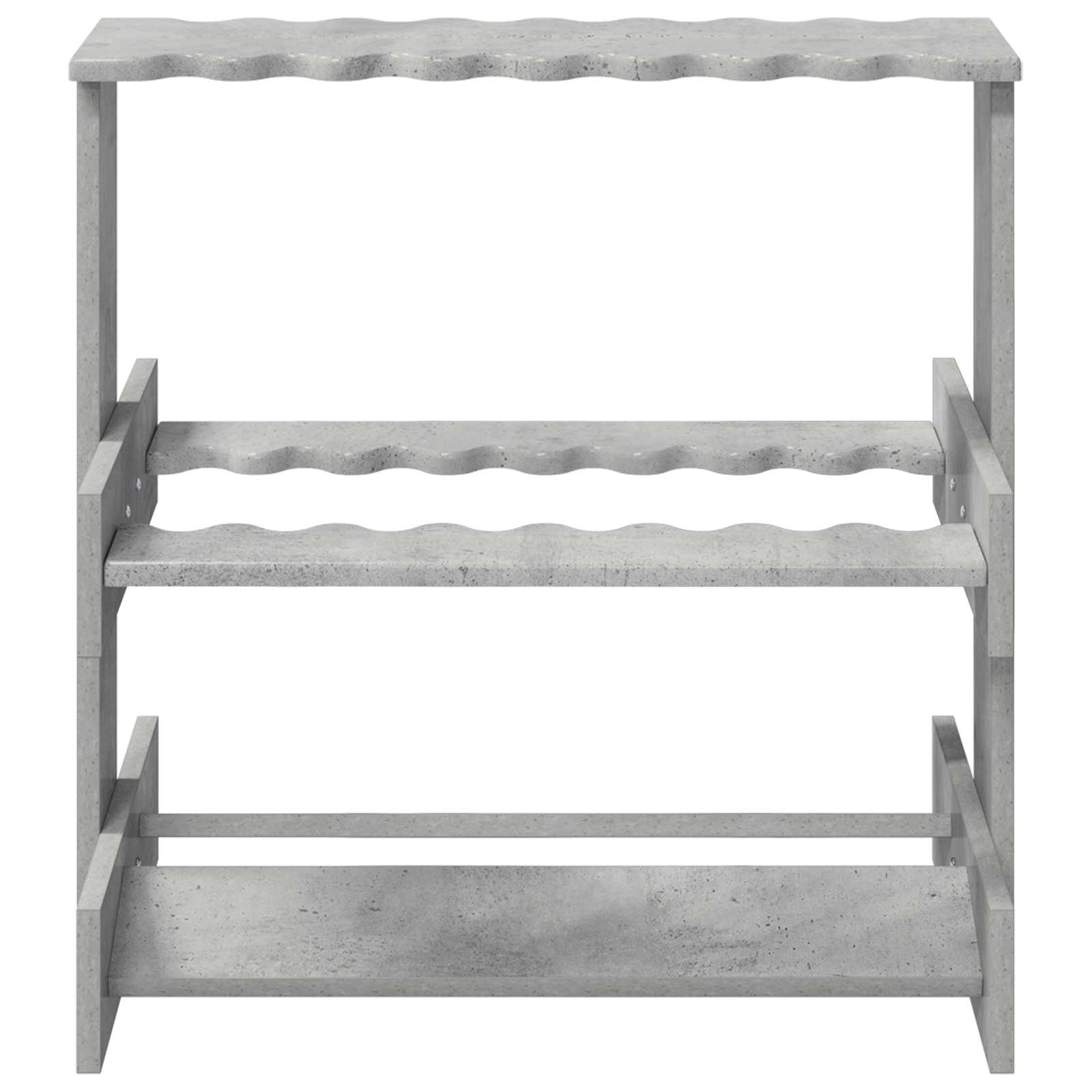 Billardqueue-Ständer Holzwerkstoff 60 x 35 x 60 cm Weiß