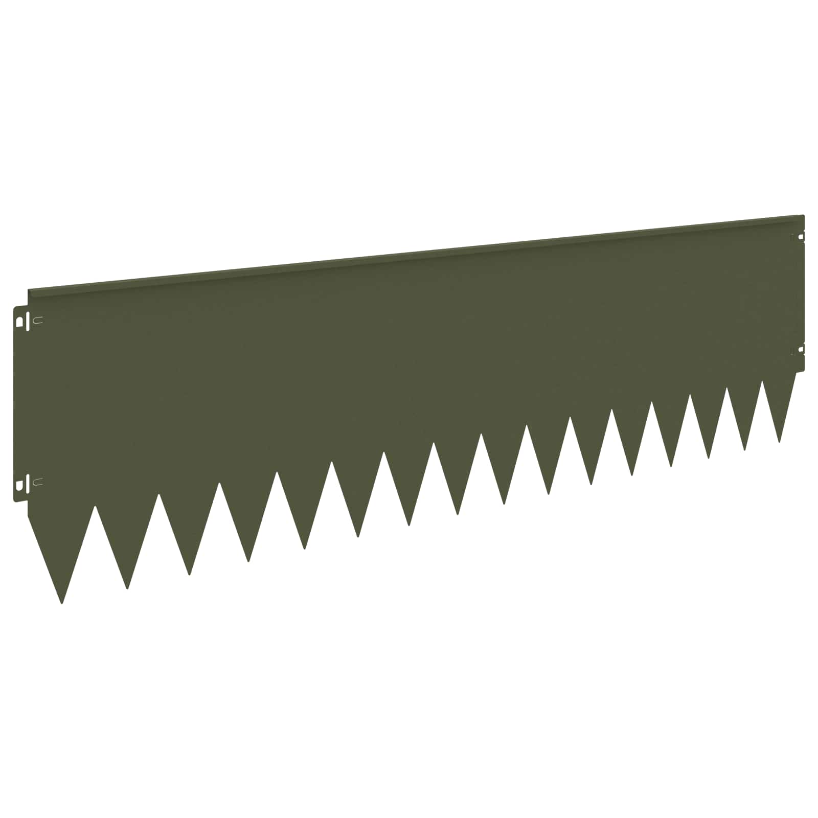 Raseneinfassung 10 pcs 103 x 10 cm Stahl Schwarz