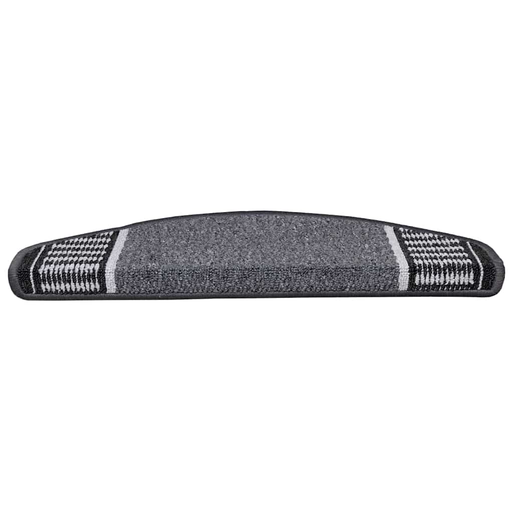 Selbstklebende Treppenschoner 15 pcs Anthrazit 65 x 21 x 4 cm