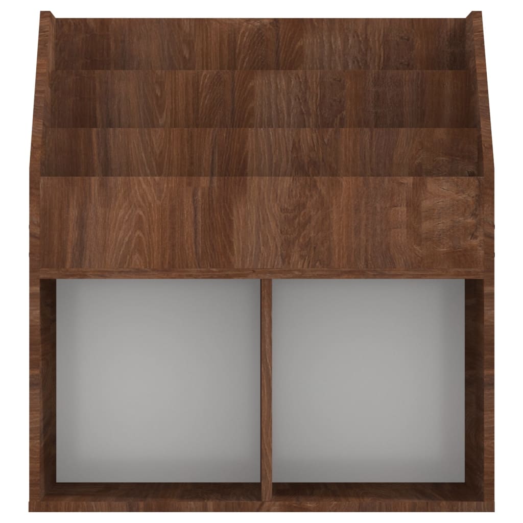 Kinder-Bücherregal Grau Sonoma-Eiche 71x30x78,5cm Holzwerkstoff