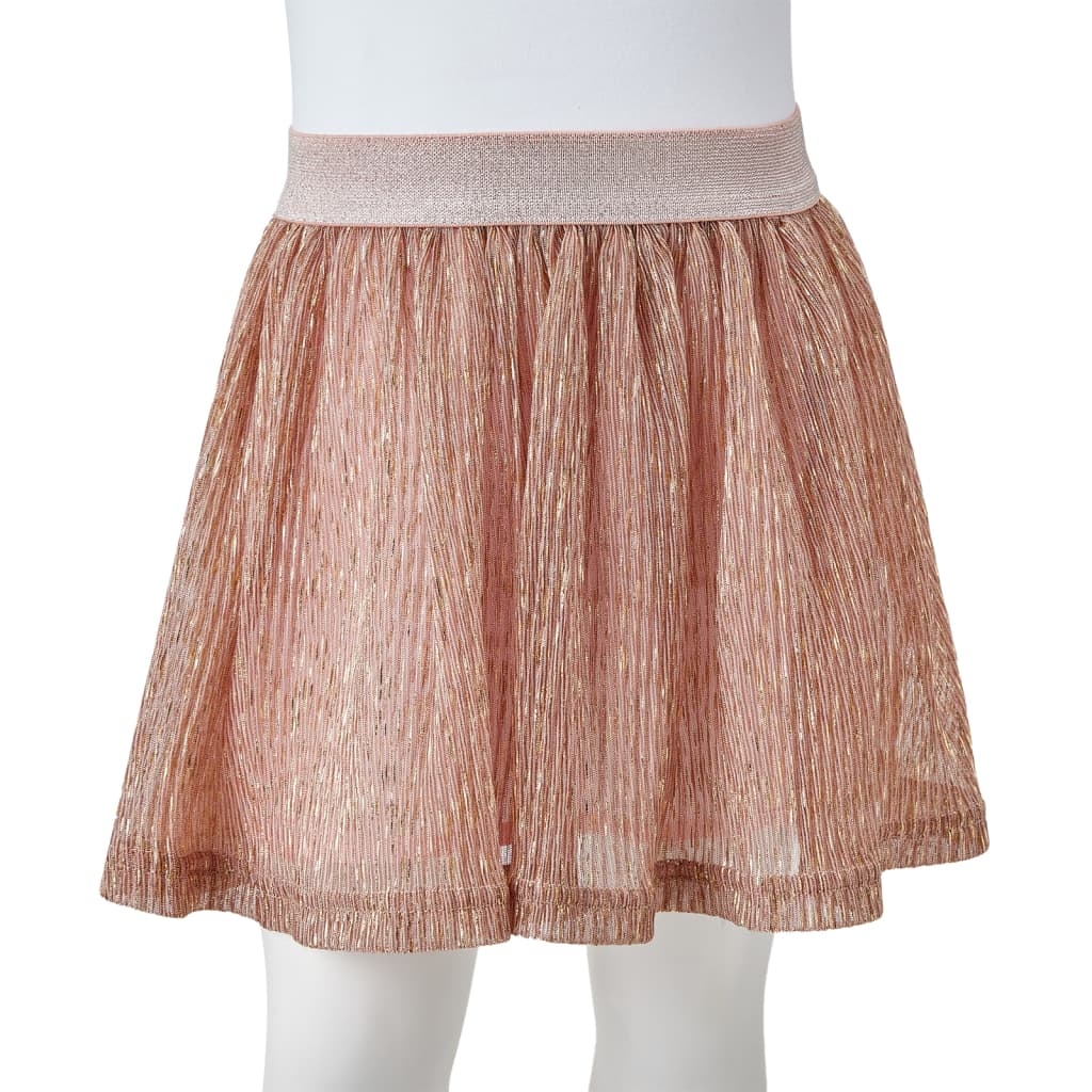 Kinderrock mit Glitzer Zartrosa 92