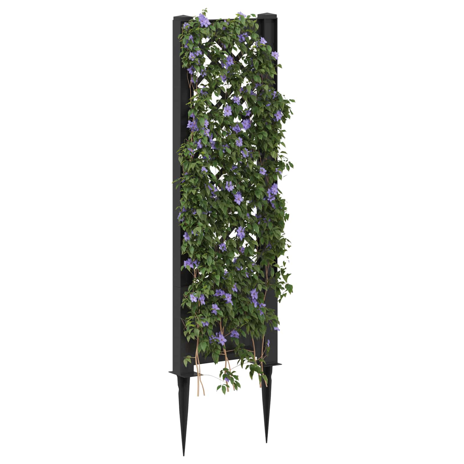 Trellis mit Spike Weiß 43 x 6 x 165 cm PP