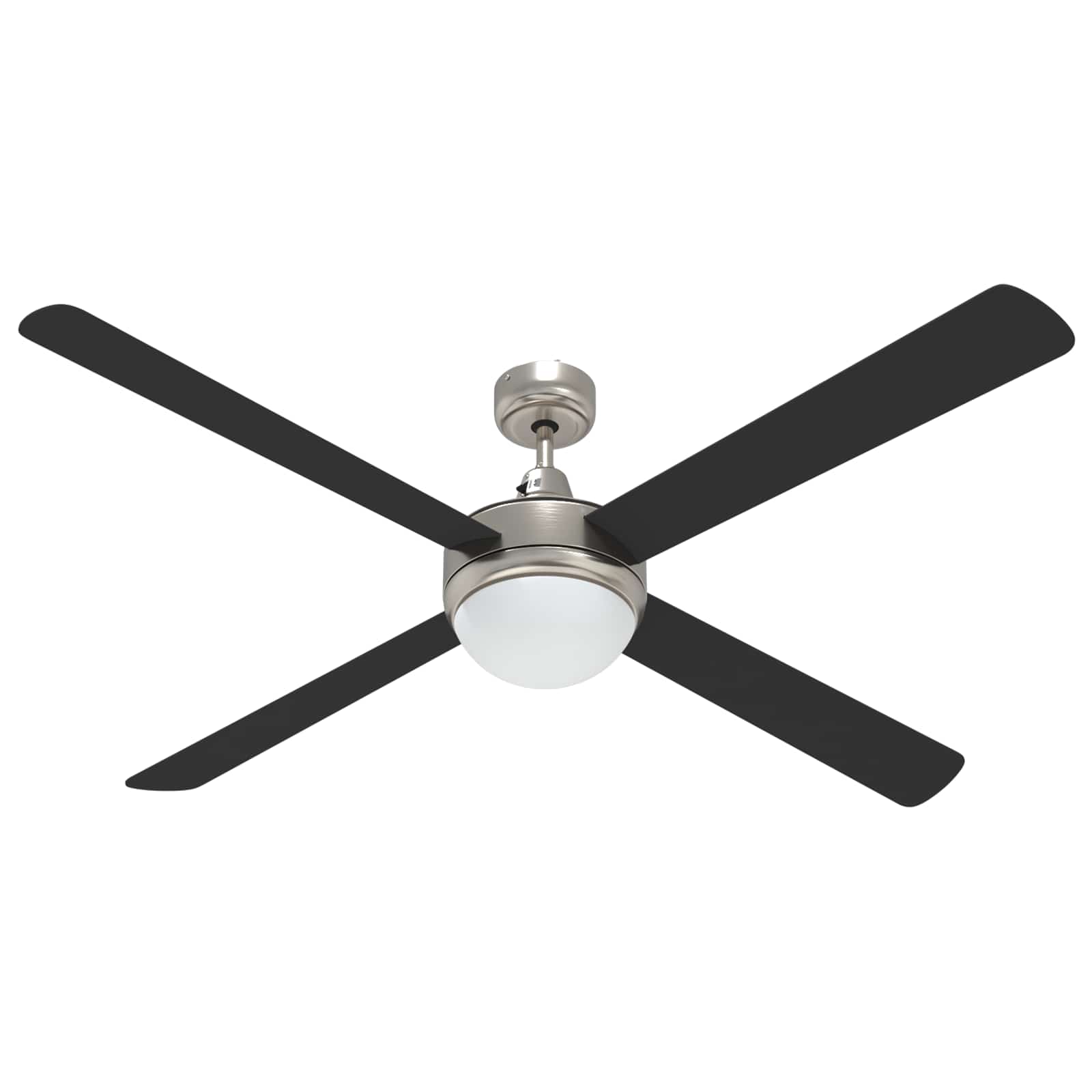 Deckenventilator mit Licht und Fernbedienung Ø 130 cm Weiß