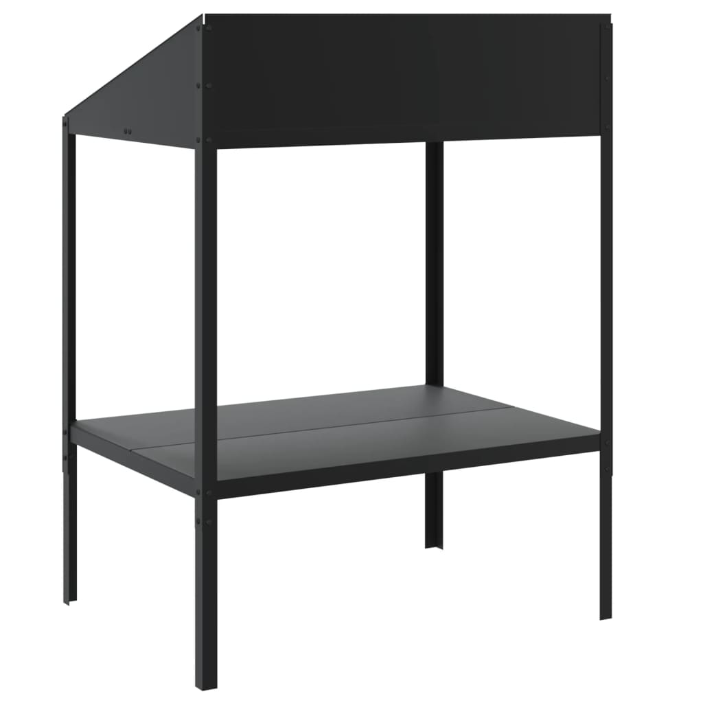 Pflanzenständer Anthrazit 56,5x54,5x100 cm Verzinkter Stahl