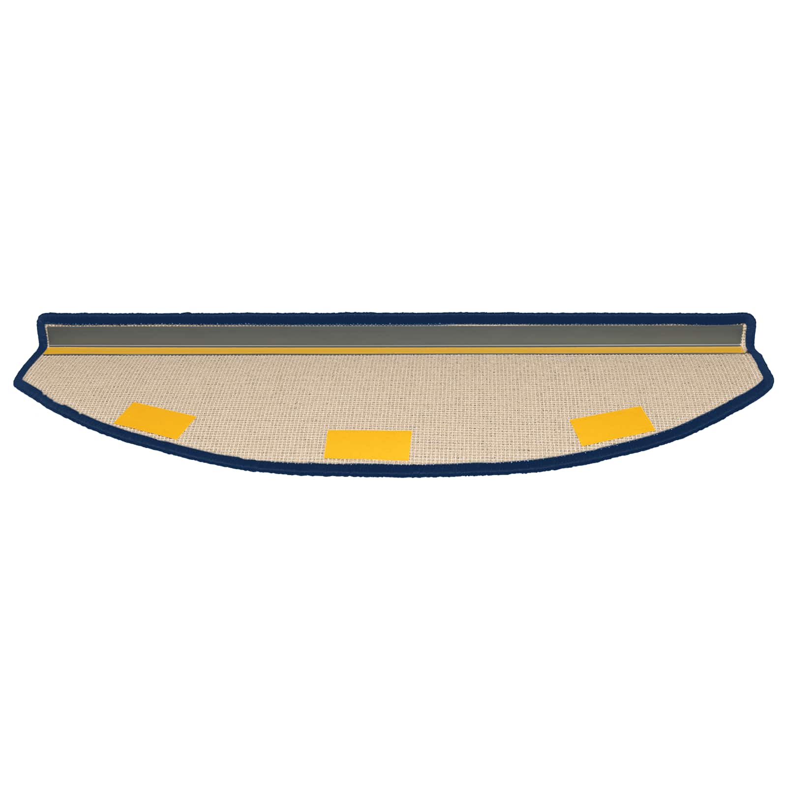Stufenmatten 15 Stk. 56x17x3 cm Anthrazit Halbrund