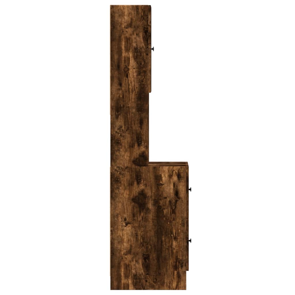Küchenschrank Weiß 60x50x180 cm Holzwerkstoff