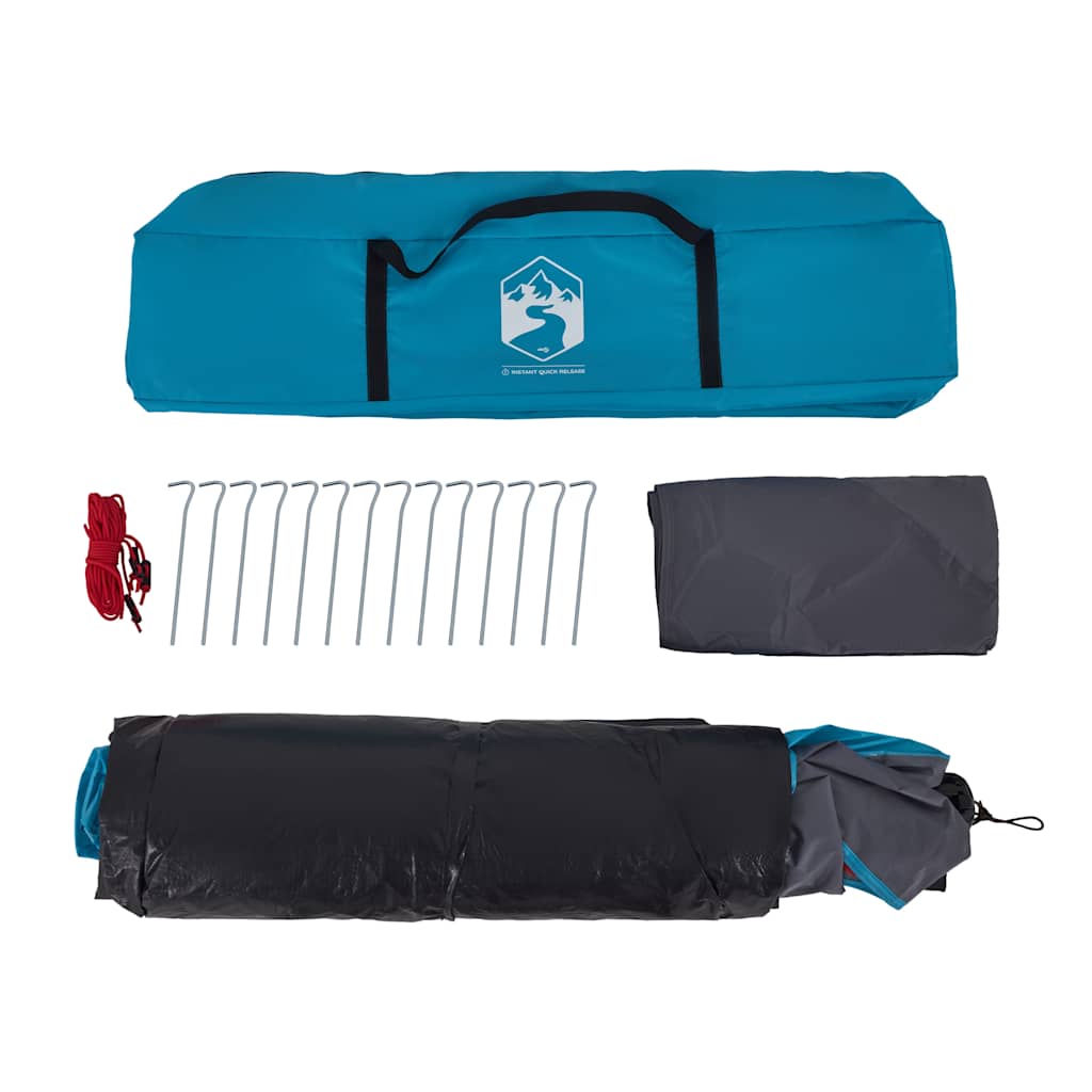Kuppel-Campingzelt 4 Personen Grün Quick Release