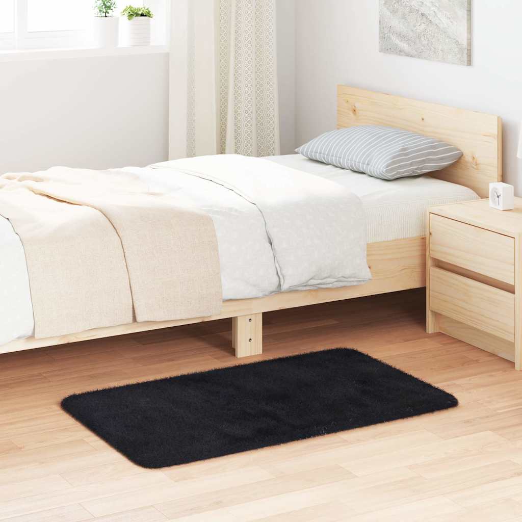 Teppich Shaggy Hochflor NAVARRA Beige 60x100 cm Polyester