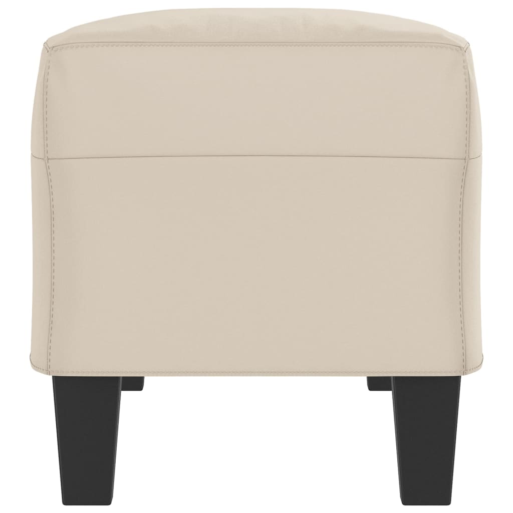 Sitzbank Hellgrau 70x35x41 cm Mikrofasergewebe