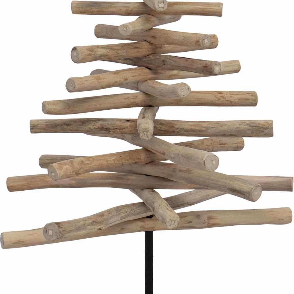 Weihnachtsbaum mit Ständer Braun 60 cm Massivholz Teak