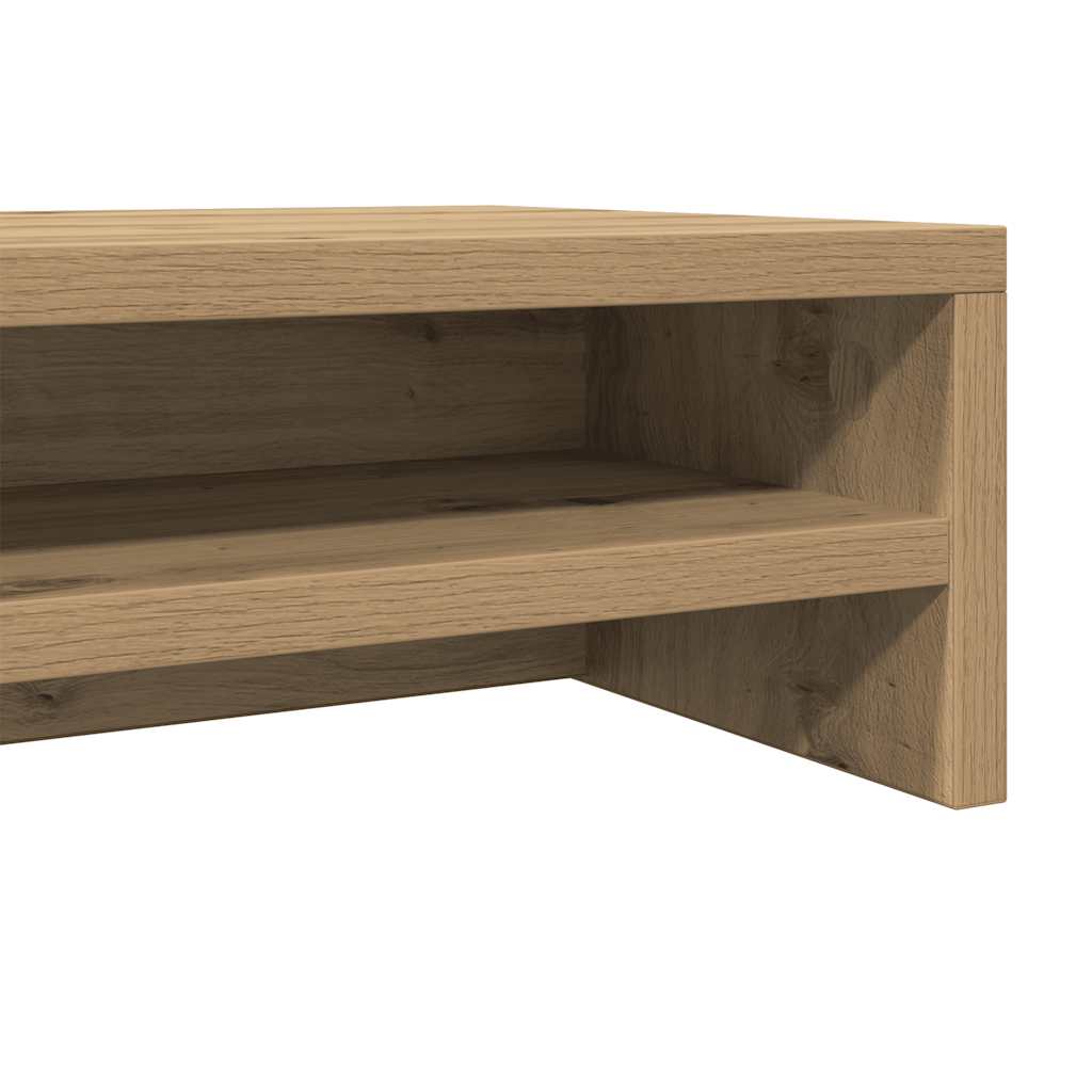 Monitorständer Weiß 100x24x13 cm Holzwerkstoff