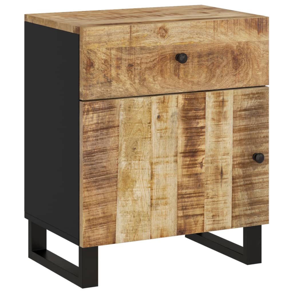 Nachttisch 50x33x60 cm Altholz Massiv & Holzwerkstoff