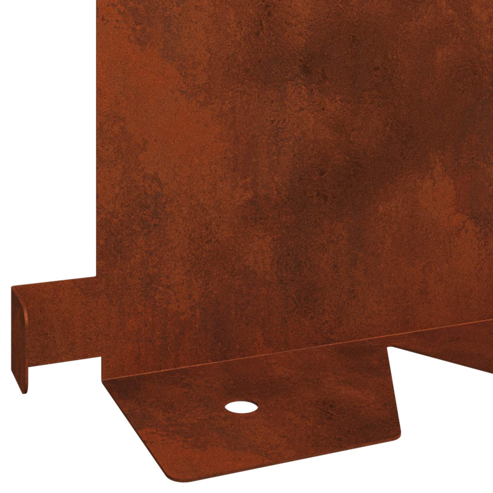 Raseneinfassung 10 pcs 102 x 4 x 4 cm Stahl Schwarz
